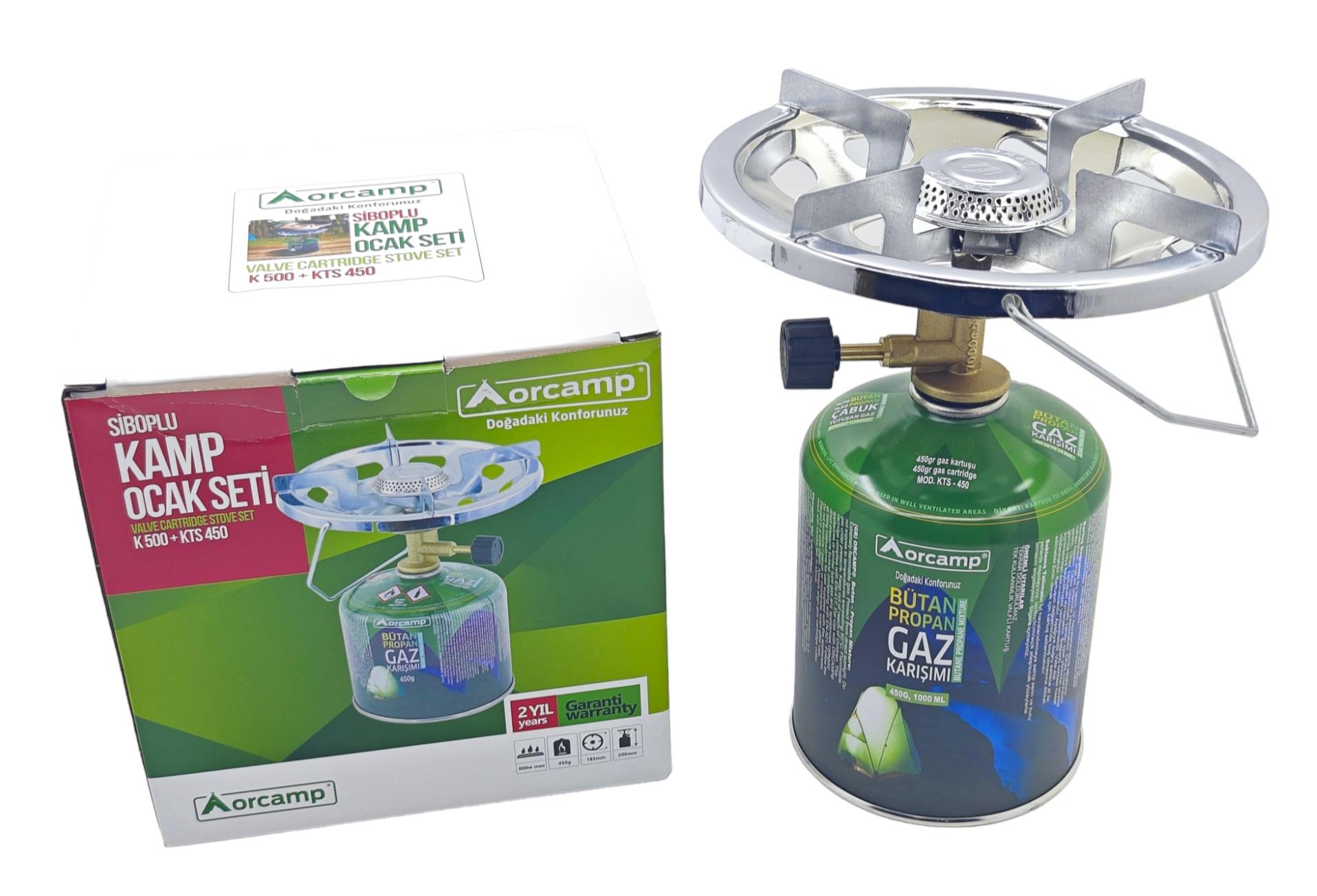 K 500+KTS 450   ORCAMP SİBOPLU KAMP OCAK SET
