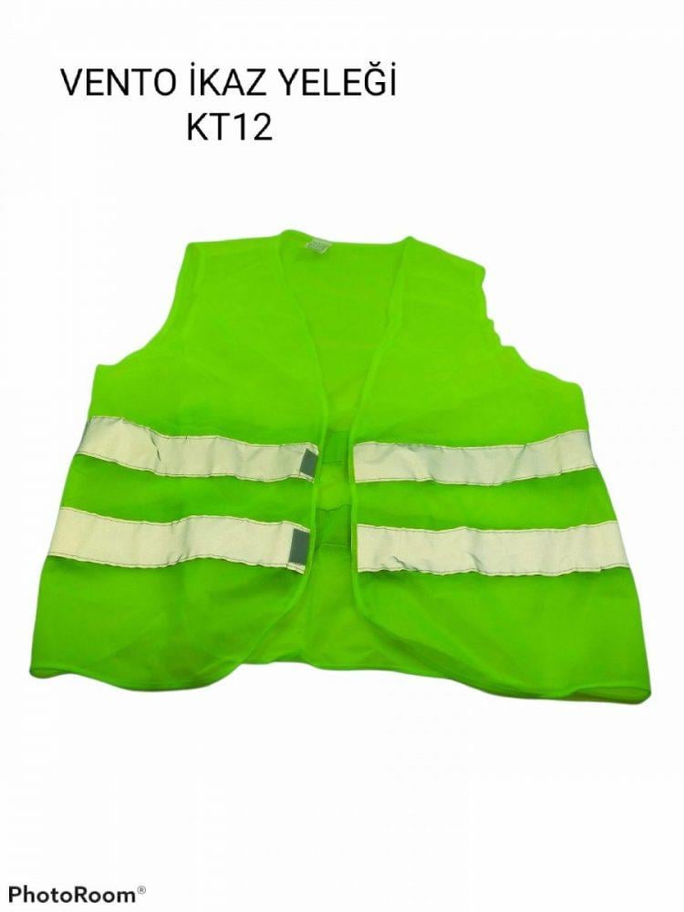 KT13   VENTO İKAZ YELEĞİ - Yeşil