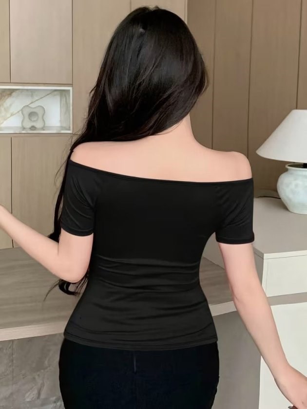 Kadın Kısa Kollu Kruvaze Yakalı Sandy Bluz
