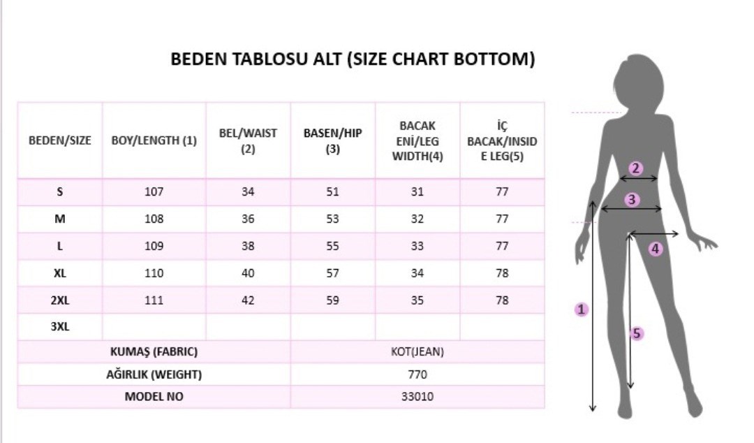 Kadın Yüksek Bel Geniş Paçalı Kot Pantolon