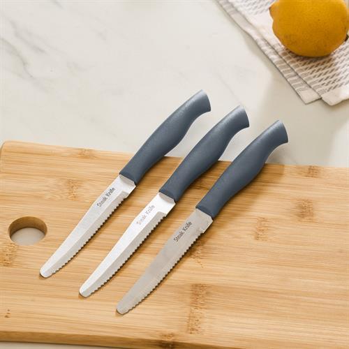 Karaca Apricot Strong 10 Parça Bıçak Seti Gri