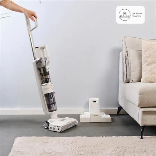 Karaca Aquaclean Pet 3İn1 Islak Ve Kuru Kablosuz Dikey Süpürge