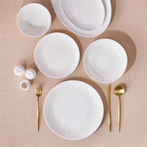 Karaca Forever Bone Even 56 Parça 12 Kişilik Yemek Takımı