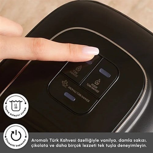 Karaca Hatır Neo Inox Çelik Cezveli Türk Kahve Makinesi