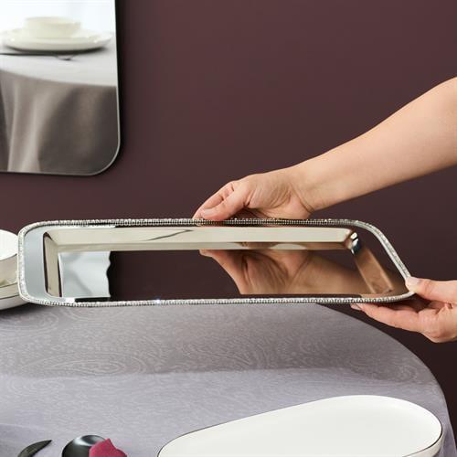 Karaca Home Majesty Dekoratif Tepsi Dikdörtgen 42X29,5 Cm