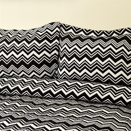 Karaca Home Wave Yatak Örtüsü Çift Kişilik Black