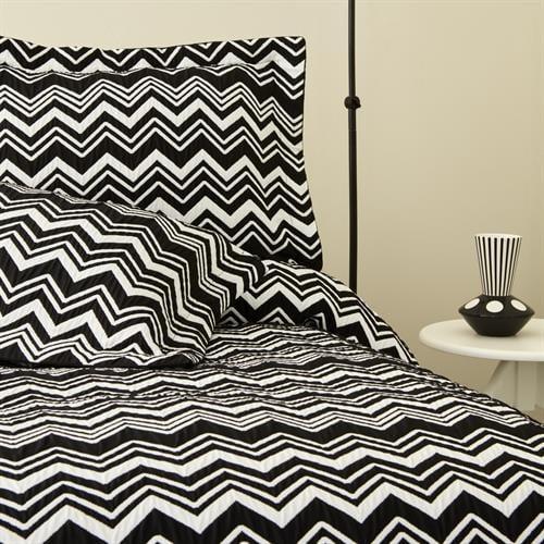 Karaca Home Wave Yatak Örtüsü Çift Kişilik Black