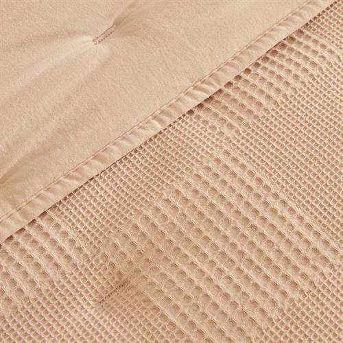 Karaca Home White Collection Perios Çift Kişilik Fırfırlı Spring Comfor  Somon