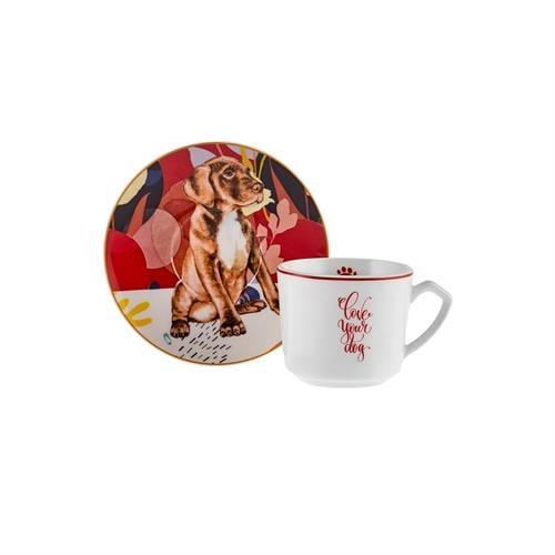 Karaca Perro 6 Kişilik Kahve Fincan Takımı 80 Ml