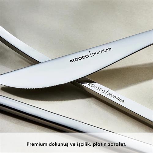 Karaca Premium View 84 Parça 12 Kişilik Kutulu Çatal Kaşık Bıçak Takımı