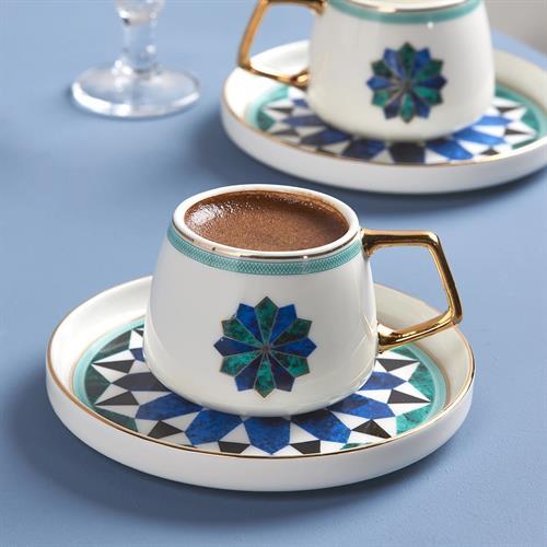 Karaca Roman 2 Kişilik Kahve Fincan Takımı 90 Ml