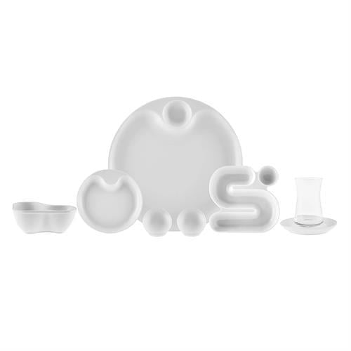 Karaca Streamline Salsa 26 Parça 6 Kişilik Kahvaltı Takımı