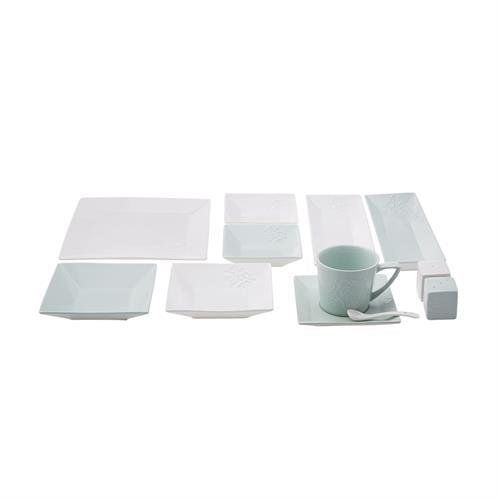 Karaca Trend Emboss Green 32 Parça 6 Kişilik Kahvaltı Takımı