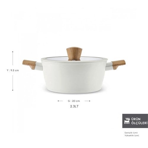 Karaca X Refika Swiss Crystal Almond Cream 20 Cm Tencere Karaca X Refika Swiss Crystal Almond Cream 20 Cm Tencere Karaca X Refika Swiss Crystal Almond Cream 20 Cm Tencere Karaca X Refika Swiss Crystal