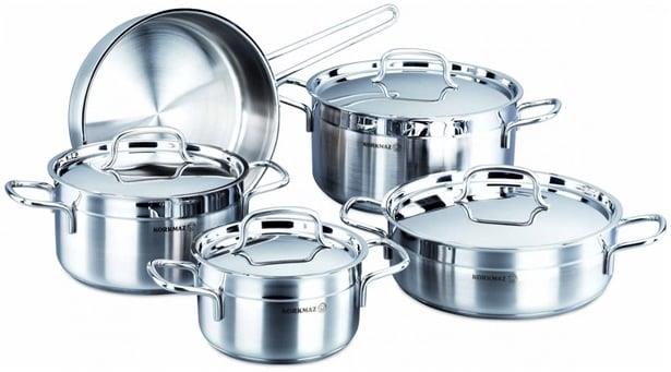 Korkmaz Alfa 9 Parça Tencere Seti A1660