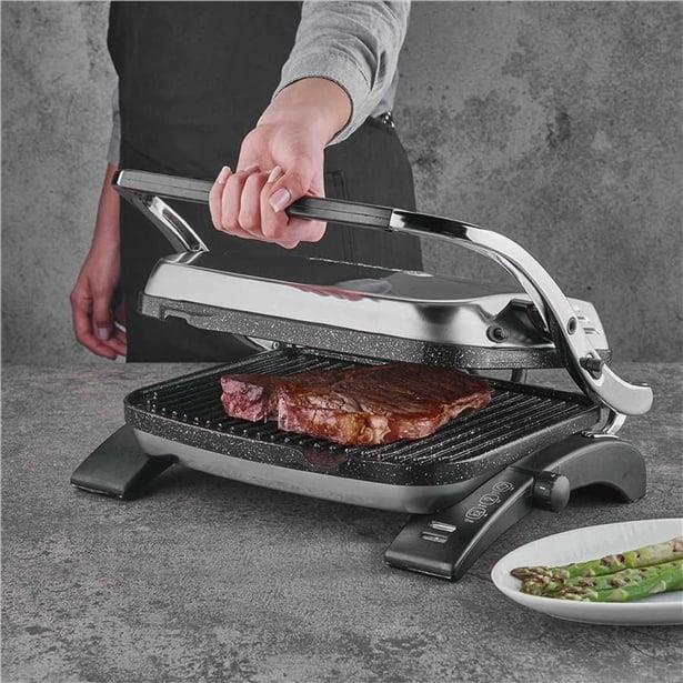 Korkmaz Tostkolik Inox/Siyah Granit Tost Makinesi