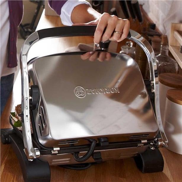 Korkmaz Tostkolik Inox/Siyah Granit Tost Makinesi