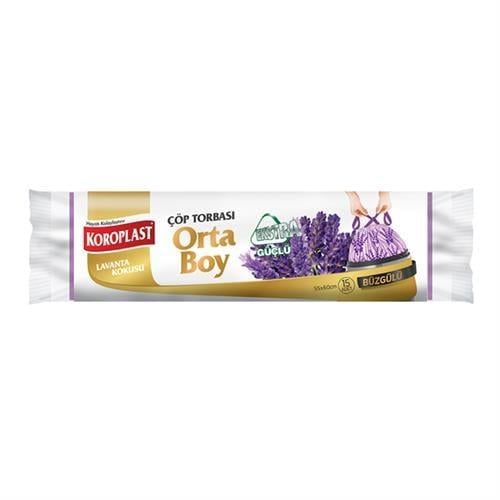 Koroplast Çöp Torbası Orta Boy Lavanta Kokusu 55*60