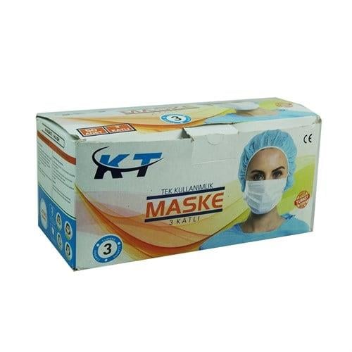 Lastikli Yüz Maskesi 50 Adet