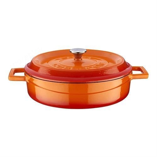 Lava Kısa Tencere Turuncu 28 Cm
