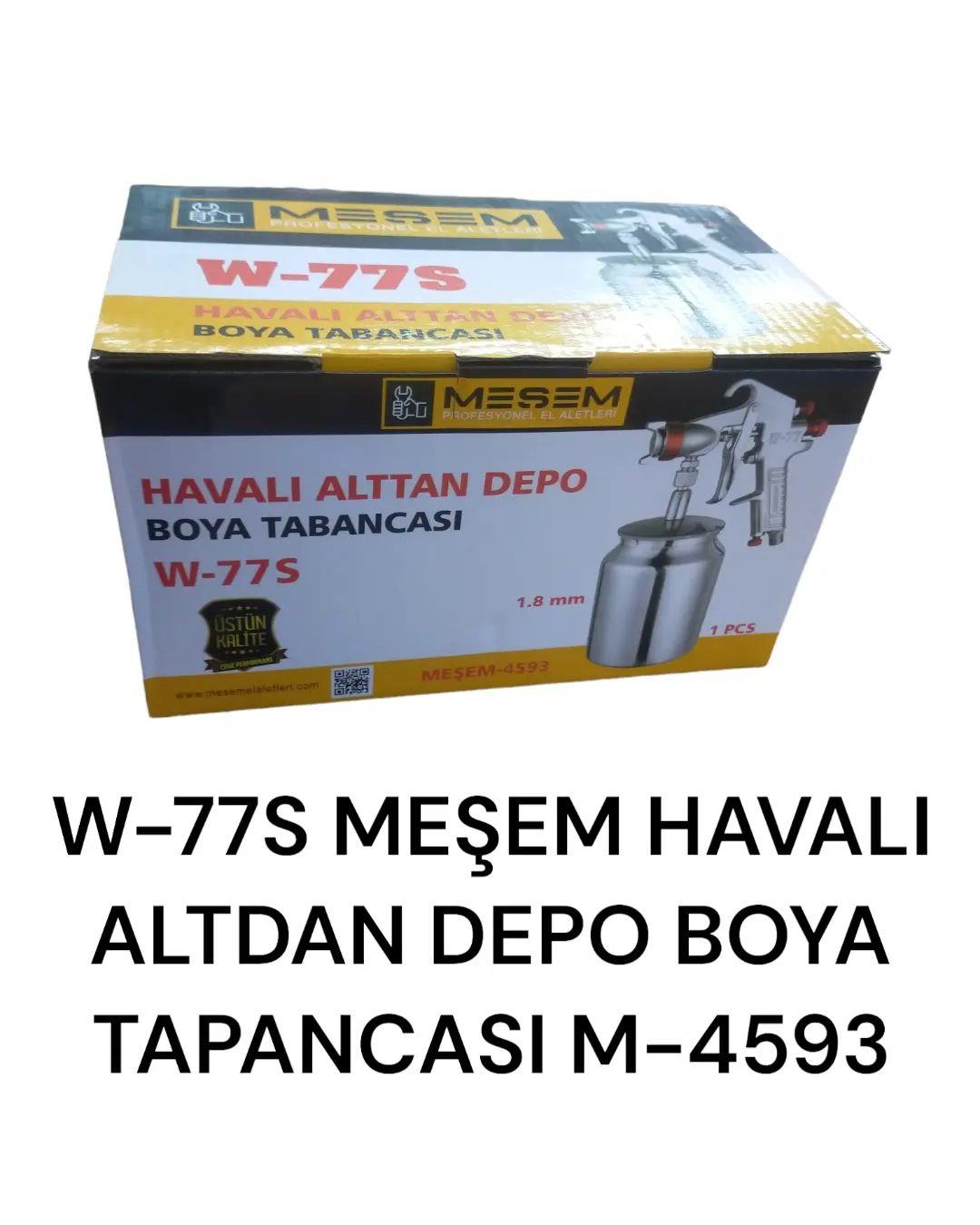 M-4593   MEŞEM W-77 S HAVALI BOYA TABANCASI (Alttan)