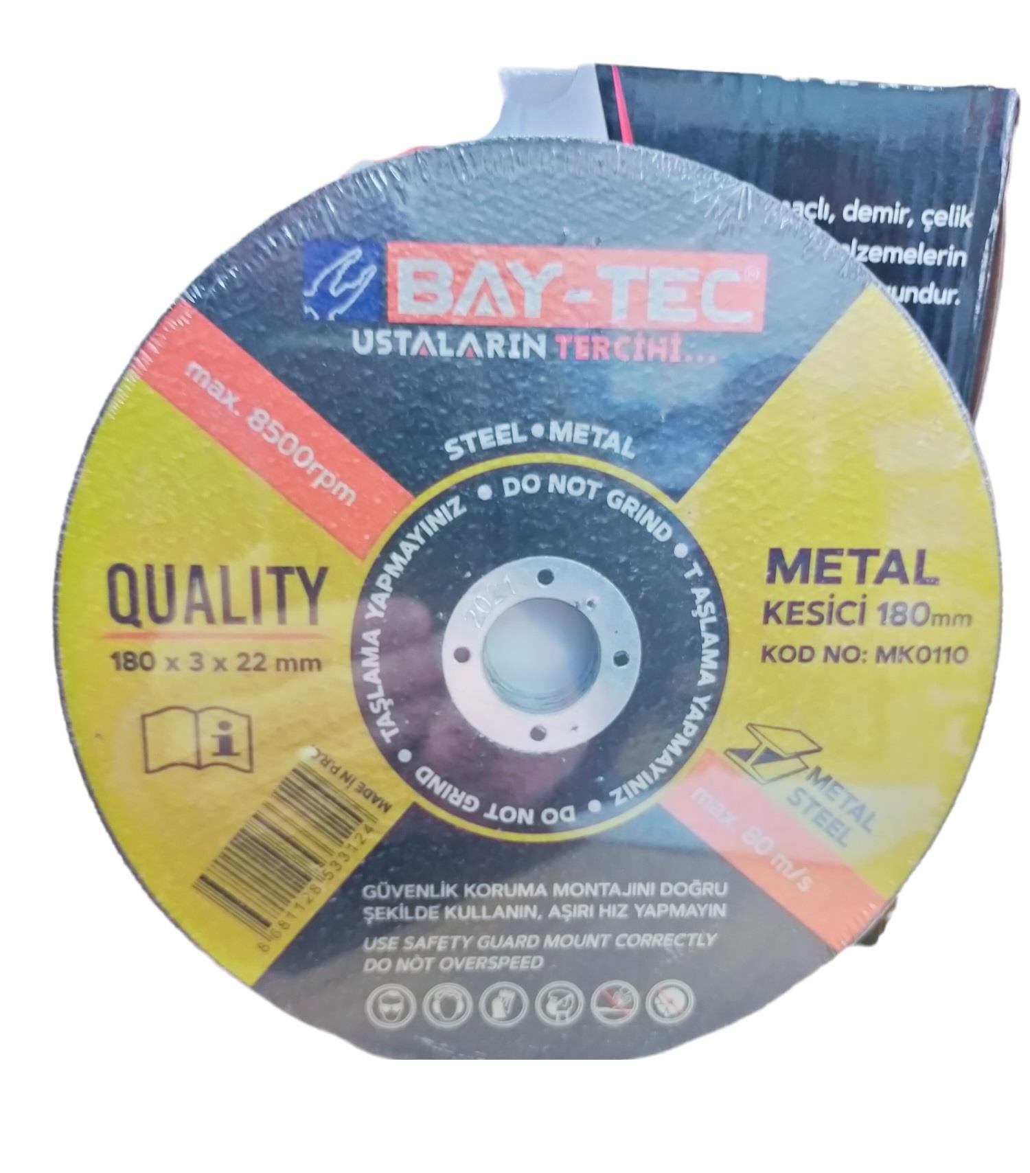 MK0110   BAY-TEC METAL KESİCİ 180*3*22mm