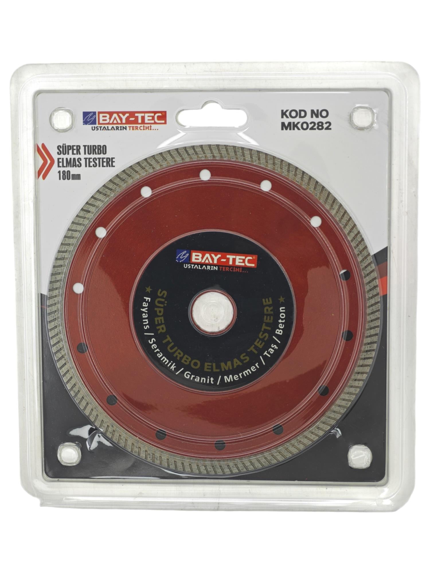 MK0282   Bay-Tec Turbo Elmas Testere 180mm