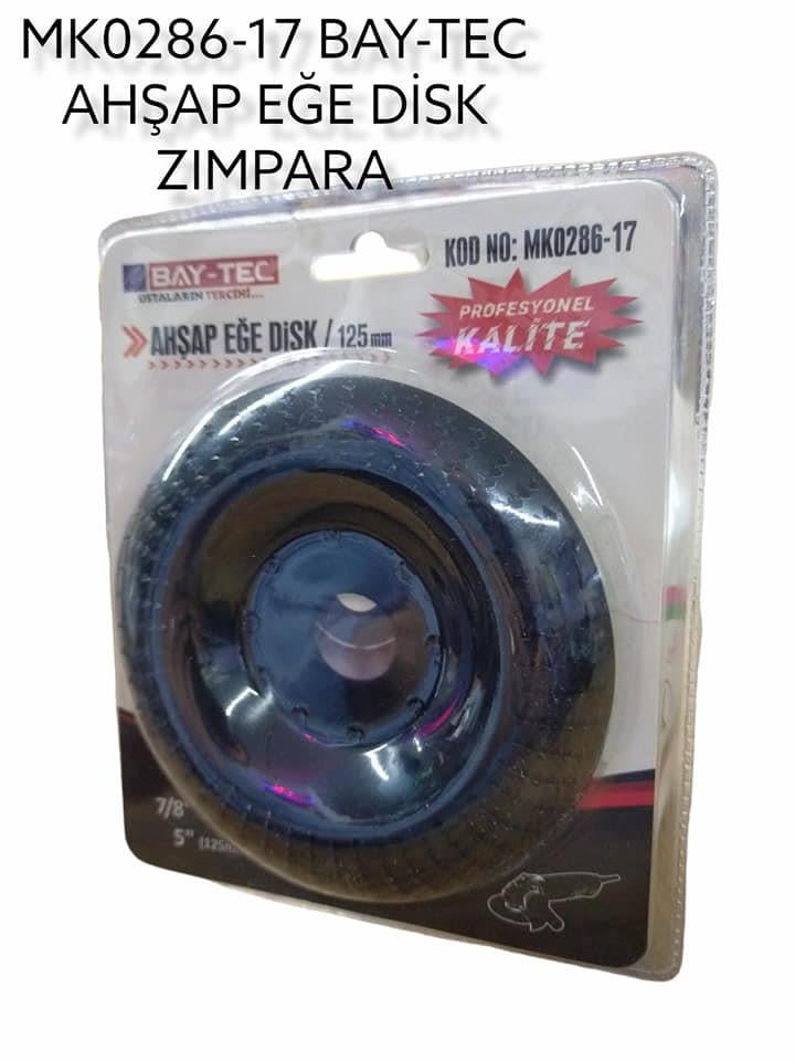 MK0286-17   BAY-TEC AHŞAP EĞE DİSK 125mm