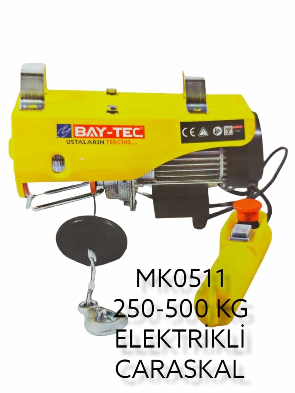 MK0511   BAY-TEC ELEKTRİKLİ CARASKAL 250-500kg