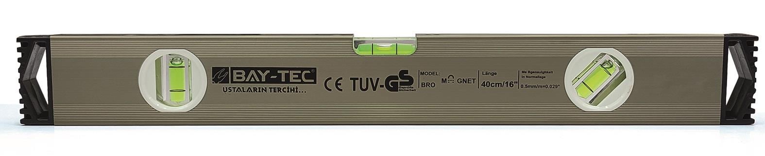 MK0600   BAY-TEC SU TERAZİSİ 40cm - Gri - Miknatıslı
