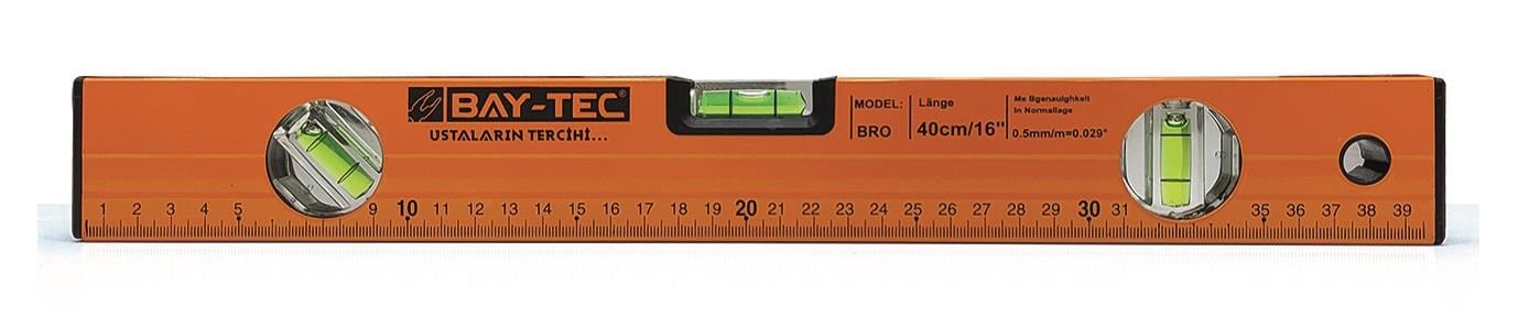 MK0662   BAY-TEC SU TERAZİSİ 40cm - Turuncu