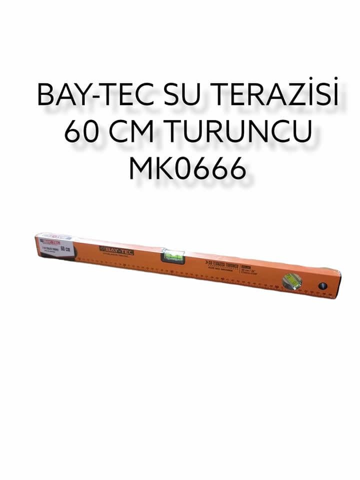 MK0666   BAY-TEC SU TERAZİSİ 60cm - Turuncu