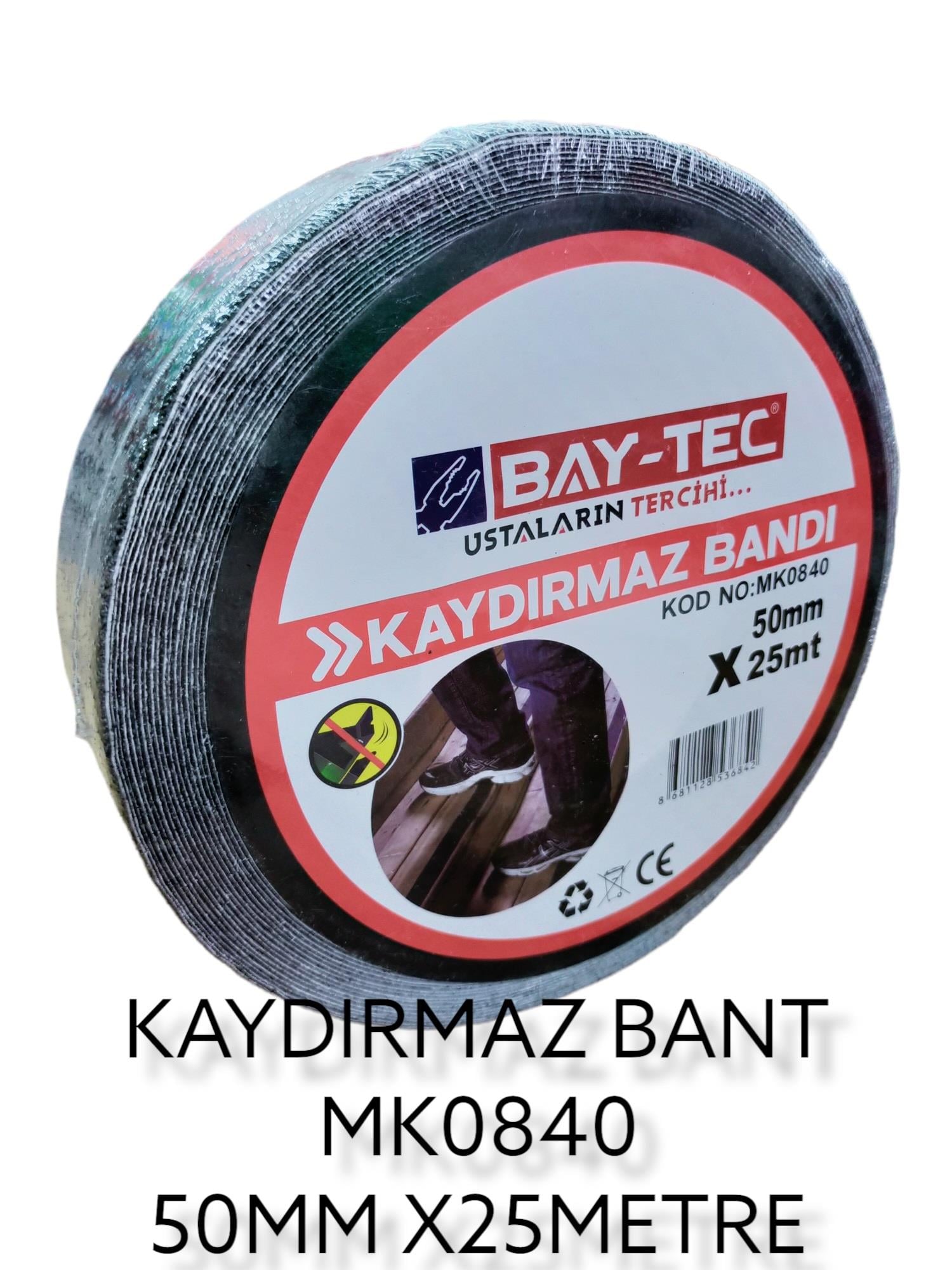MK0840   BAY-TEC KAYDIRMAZ BAND 50mm*25m