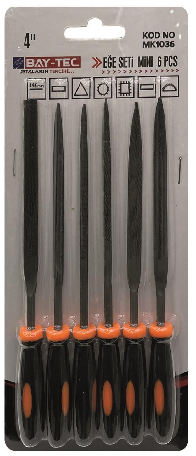 MK1036   BAY-TEC MİNİ EĞE SETİ 6pcs
