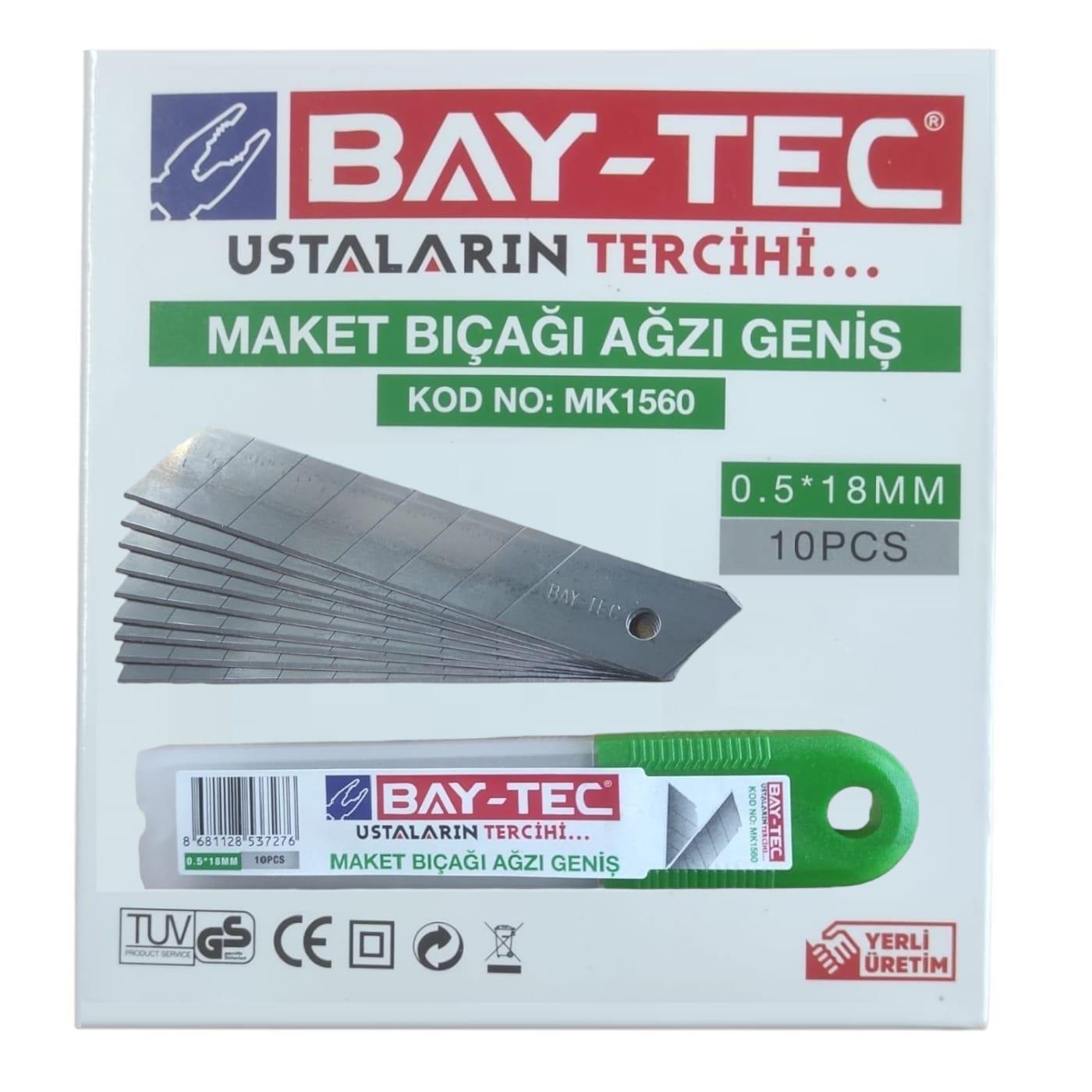 MK1560   BAY-TEC MAKET BIÇAĞI AĞZI 0,5mm - Geniş