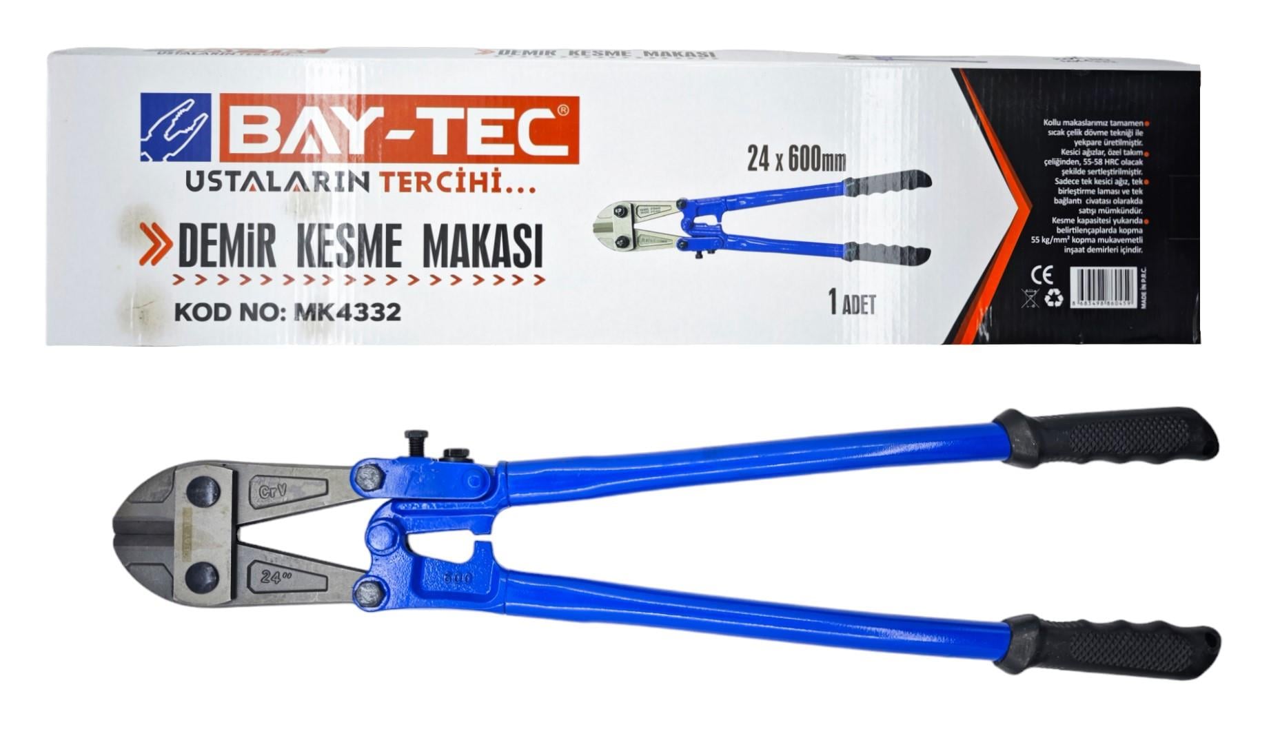 MK4332   BAY-TEC DEMİR KESME MAKASI 24*600mm