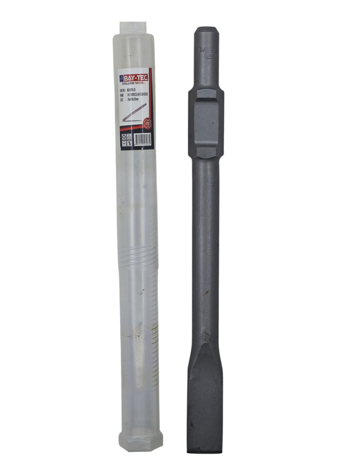 MU0870-03   Bay-Tec Matkap Kırıcı Keski 26*410*35mm
