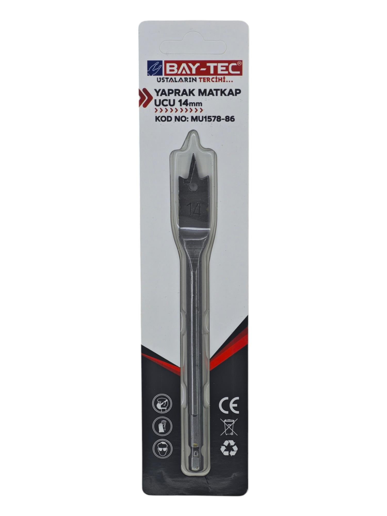 MU1578-86   Bay-Tec Yaprak Matkap Ucu 14mm
