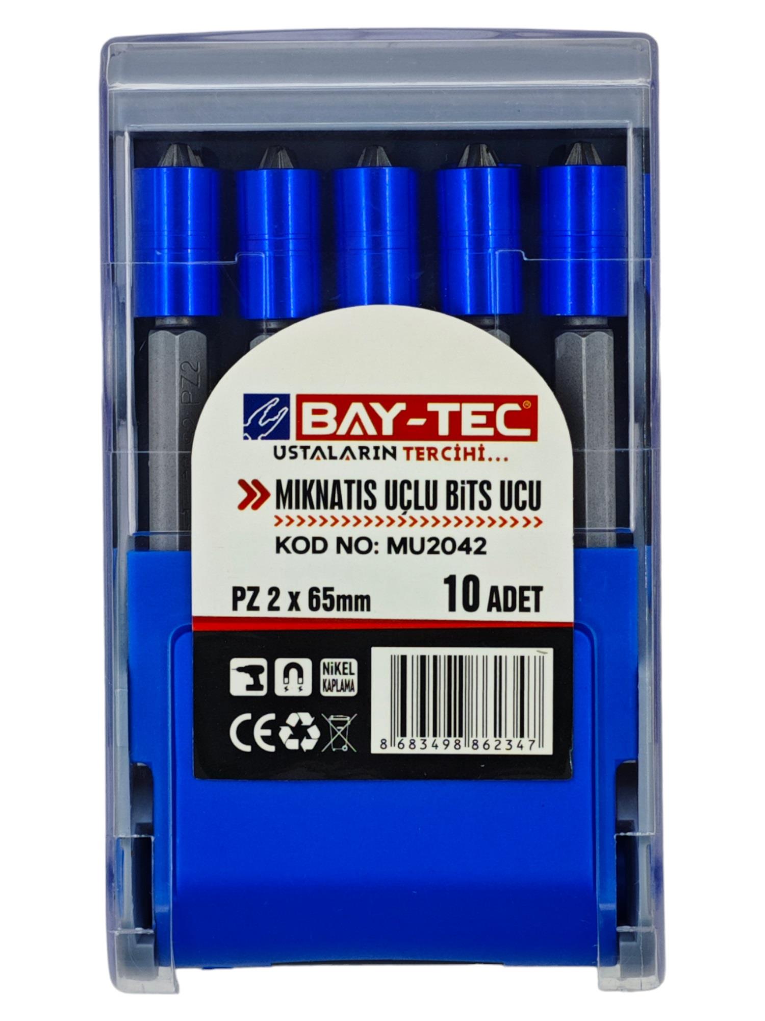 MU2042   BAY-TEC MİKNATIS UÇLU BİTS UÇ PZ 65mm