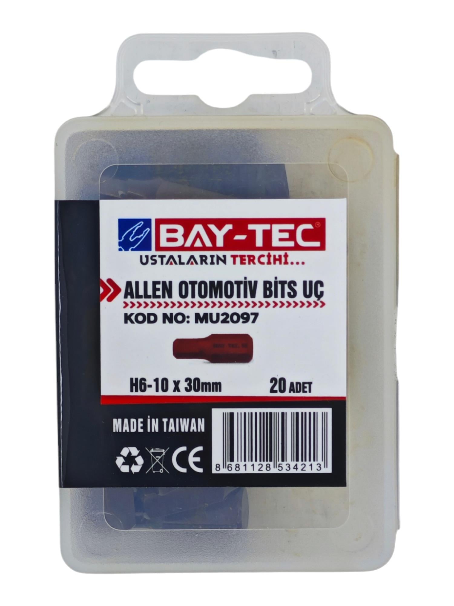 MU2097   Bay-Tec Allen Otomotiv Bits Uc H6-10*30mm