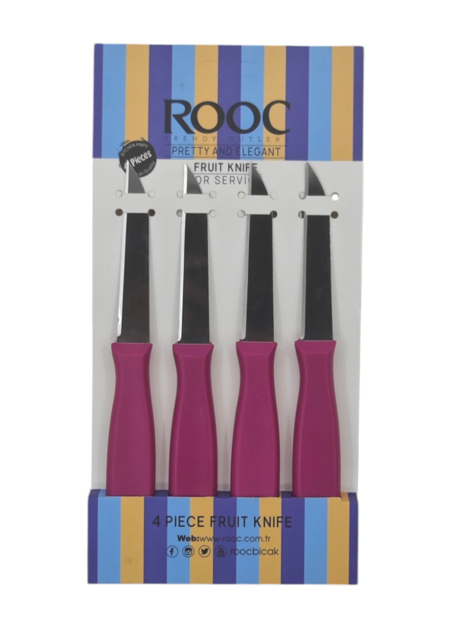 MYV-04   Rooc Meyve Bıçağı 4lü