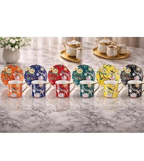 Mien Deco 6Lı Kahve Finca Takımı SPR-0373