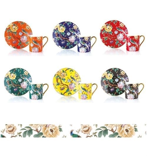 Mien Deco 6Lı Kahve Finca Takımı SPR-0373