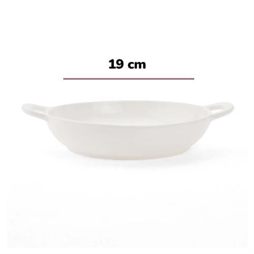 Mien Kulplu Porselen Sunum Tabağı 19 Cm