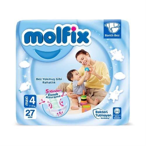 Molfix Jumbo Paket 4 Numara 7-14 kg 27 Adet