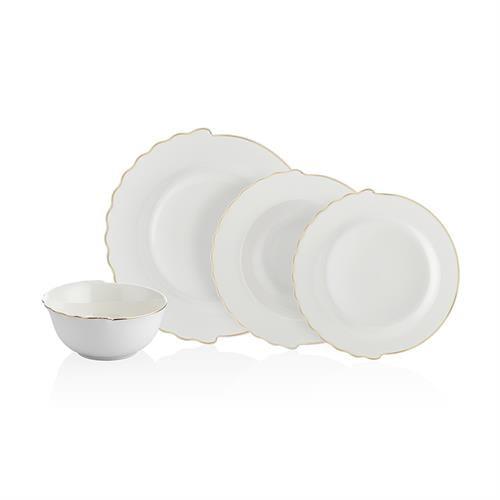 Neva Hibrit Gold Yemek Takımı 24 Prc N3521