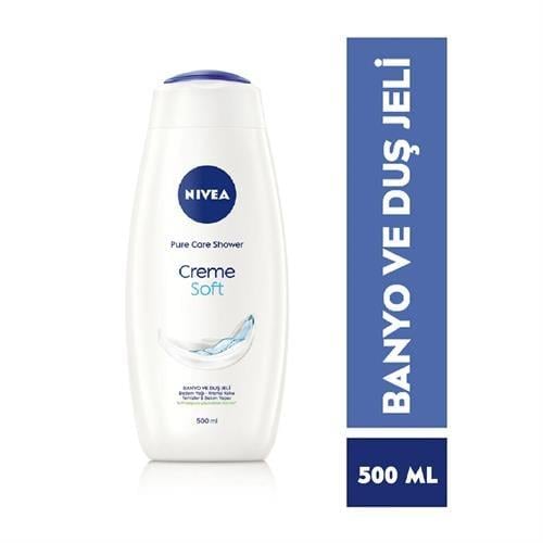 Nivea Banyo ve Duş Jeli Creme Soft 500 ml