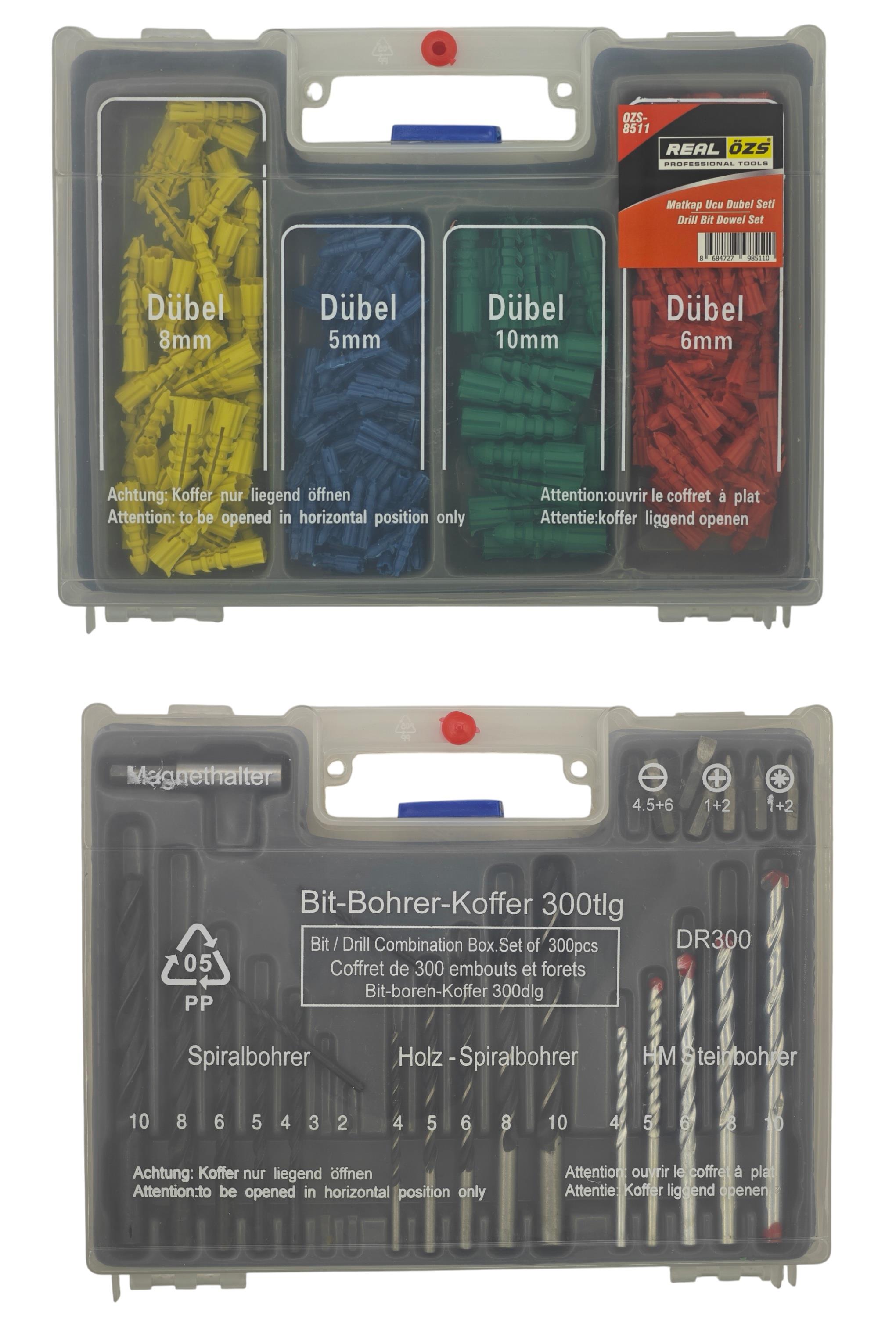 OZS-8511   Real Özs Matkap Ucu Dubel Seti