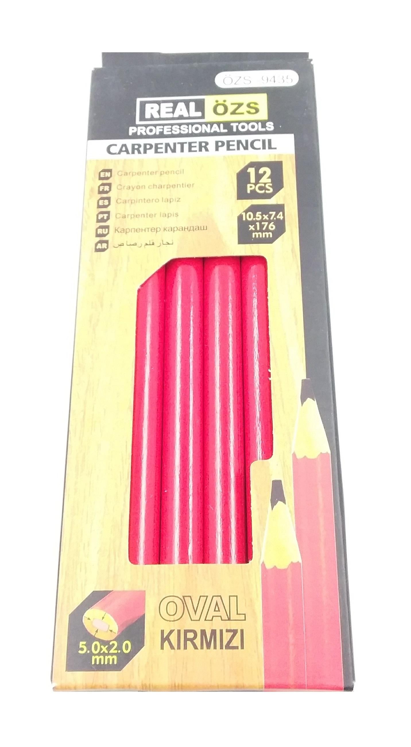 OZS-9435   REAL ÖZS USTA KALEMİ (Kırmızı)