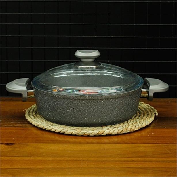 Oms Tencere Granit 24 Cm Karnıyarık